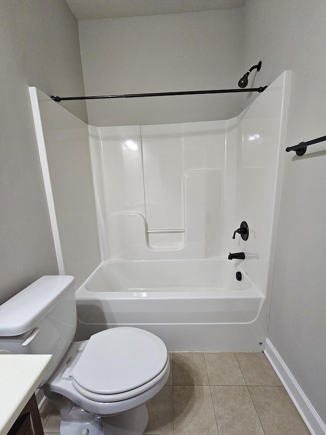 1040 Charlie Daniels Pkwy Unit 111, Mount Juliet, TN 37122 - bathroom featuring toilet, vanity, baseboards, and tile patterned flooring
