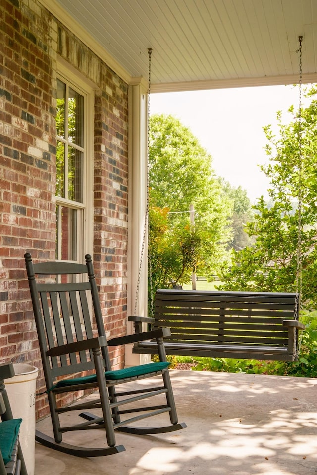 5620 Leipers Creek Rd, Franklin, TN 37064 - view of patio / terrace featuring a porch