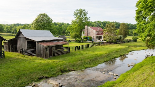 5620 Leipers Creek Rd, Franklin, TN 37064 - view of yard featuring an exterior structure and an outdoor structure