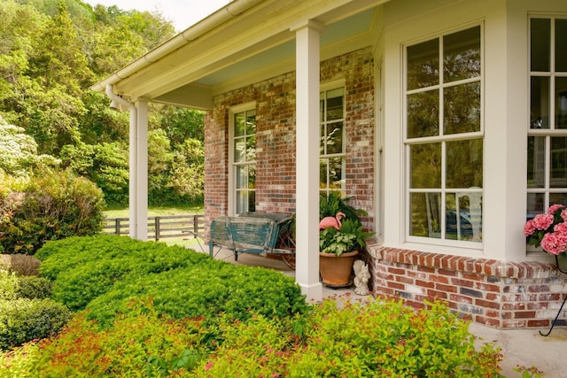 5620 Leipers Creek Rd, Franklin, TN 37064 - view of patio / terrace featuring covered porch
