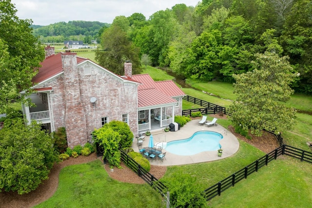 5620 Leipers Creek Rd, Franklin, TN 37064 - view of swimming pool with a patio