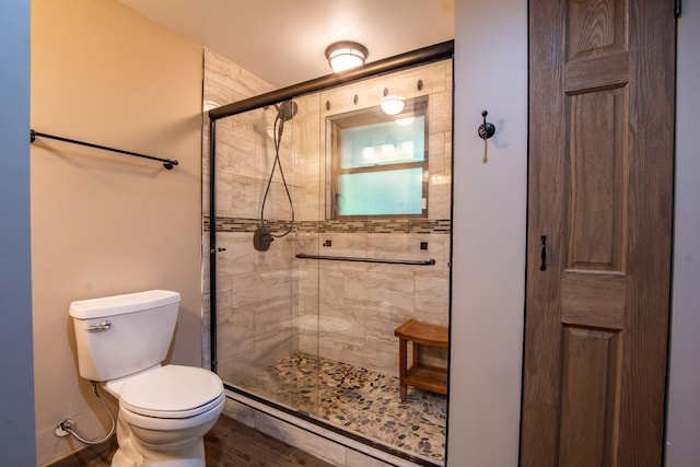 102 Highwater Rd, Waverly, TN 37185 - bathroom with a shower stall and toilet