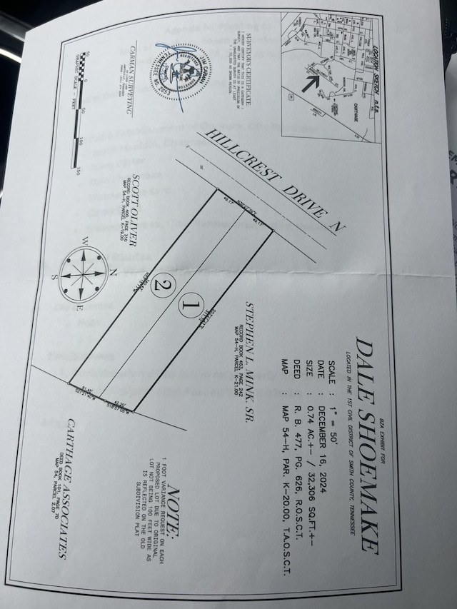 survey map / technical document