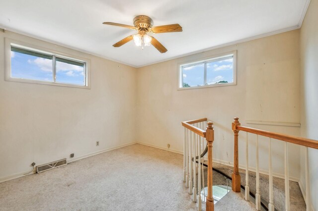 1033 Pine Valley Rd, Kingston Springs, TN 37082 - unfurnished room featuring ceiling fan, carpet floors, and baseboards