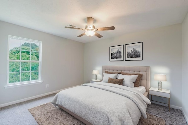 100 Candlewick Pl, Hendersonville, TN 37075 - bedroom featuring carpet flooring, baseboards, and ceiling fan