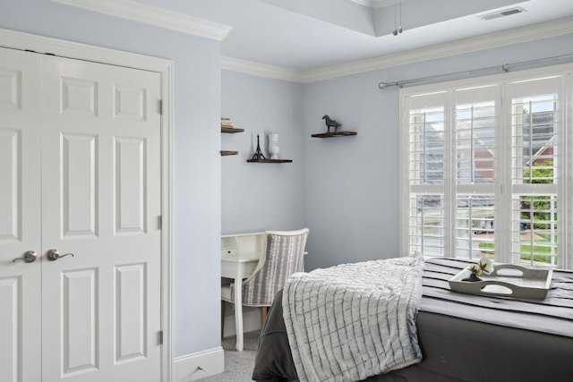 9702 Amethyst Ln, Brentwood, TN 37027 - bedroom with crown molding and baseboards