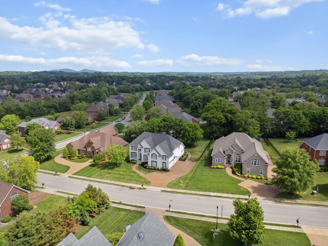 9702 Amethyst Ln, Brentwood, TN 37027 - aerial perspective of suburban area