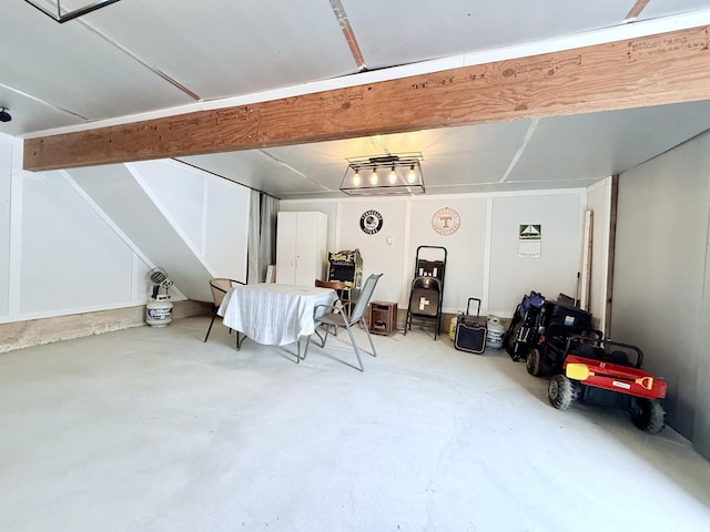 540 Grindstone Hollow Rd, Dickson, TN 37055 - below grade area with a garage