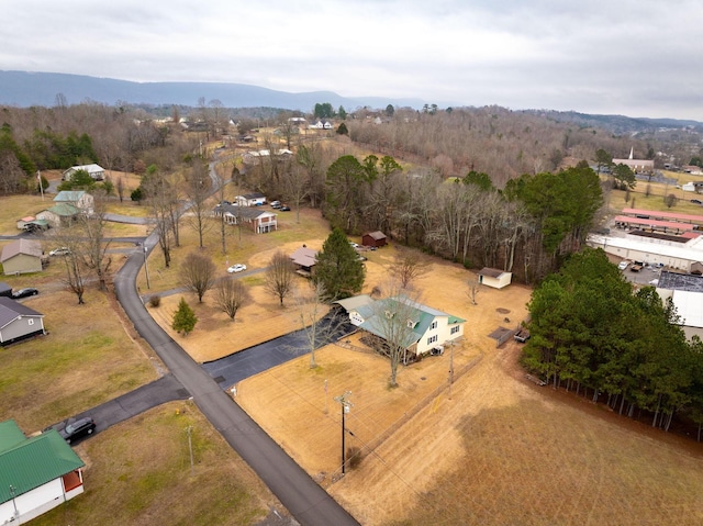 102 Hobbs Ridge Rd, Dunlap, TN 37327 - aerial view of property's location featuring a mountain backdrop