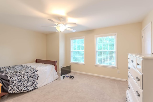 2004 Towhee Ct, Spring Hill, TN 37174 - bedroom featuring carpet flooring, baseboards, and ceiling fan