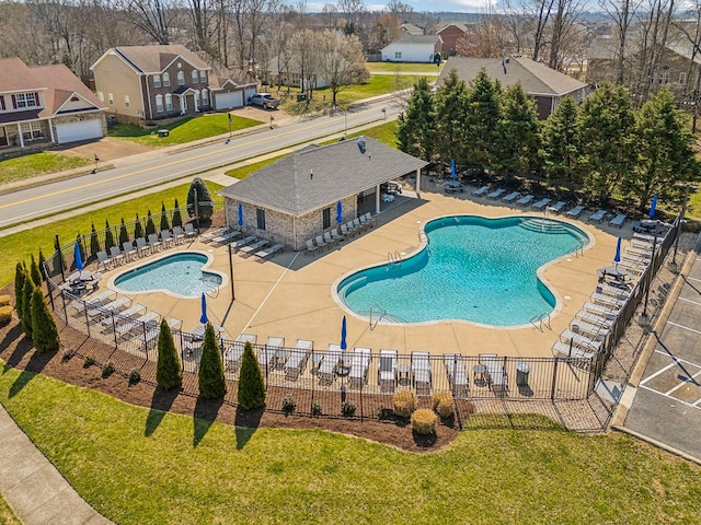 2004 Towhee Ct, Spring Hill, TN 37174 - community pool with a patio area and a residential view