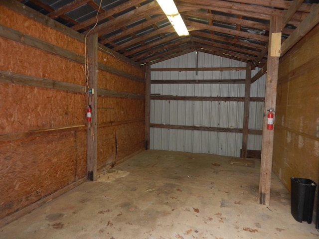 3355 Willie Mauldon Rd, Lutts, TN 38471 - storage room with a garage
