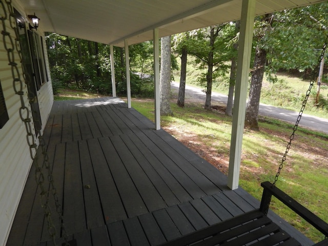 3355 Willie Mauldon Rd, Lutts, TN 38471 - view of wooden deck