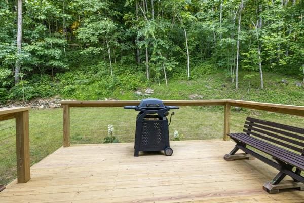 726 Morgan Ave, Woodbury, TN 37190 - view of wooden deck