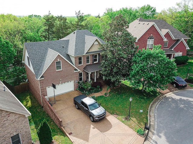 view of subject property
