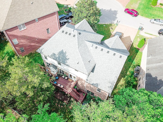 aerial view of property and surrounding area