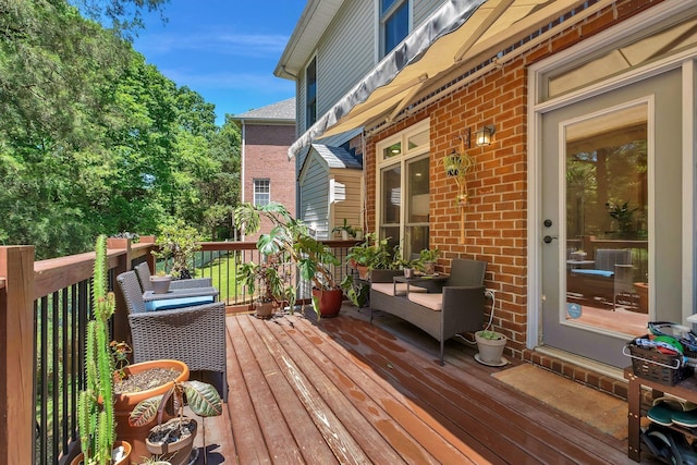617 Bayhill Ct, Hermitage, TN 37076 - view of wooden terrace