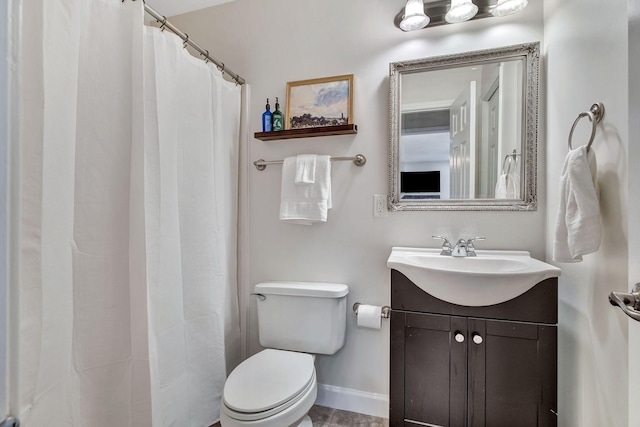 617 Bayhill Ct, Hermitage, TN 37076 - bathroom featuring toilet, vanity, and baseboards