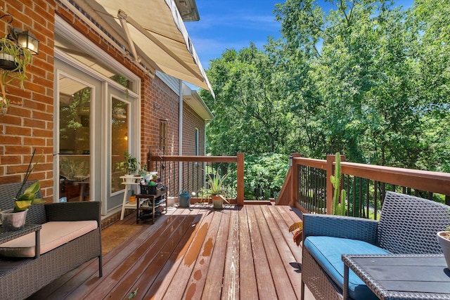 617 Bayhill Ct, Hermitage, TN 37076 - view of wooden terrace