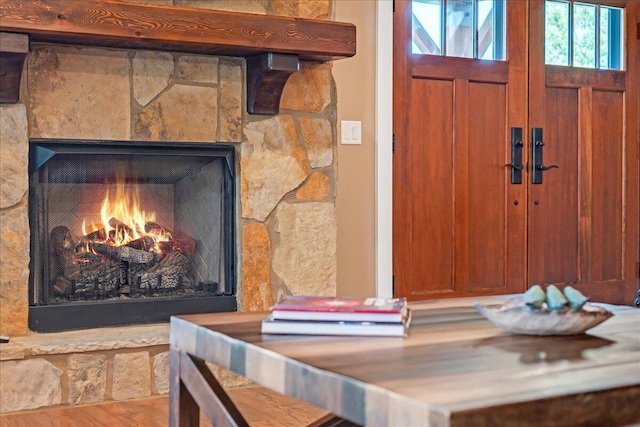 1165 River Bluffs Dr Unit Rb-97, Jasper, TN 37347 - detailed view of a stone fireplace