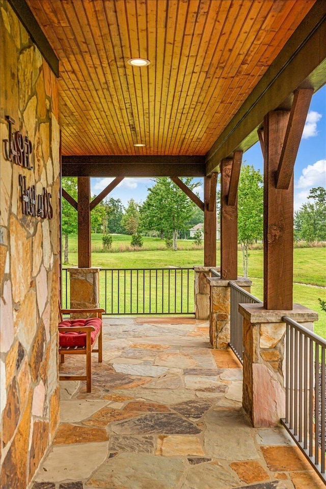 1165 River Bluffs Dr Unit Rb-97, Jasper, TN 37347 - view of patio / terrace featuring covered porch