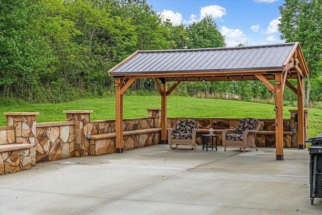 1165 River Bluffs Dr Unit Rb-97, Jasper, TN 37347 - view of patio with a gazebo
