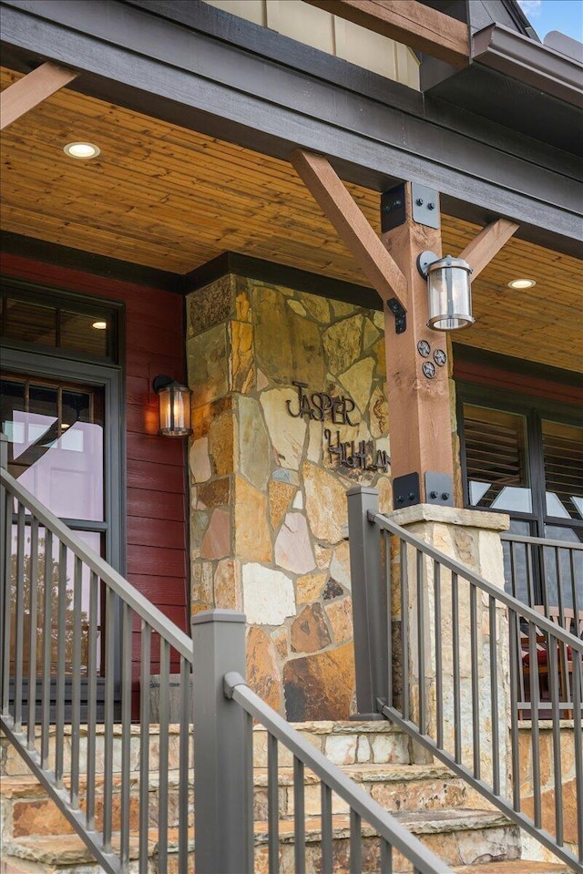 1165 River Bluffs Dr Unit Rb-97, Jasper, TN 37347 - entrance to property featuring stone siding