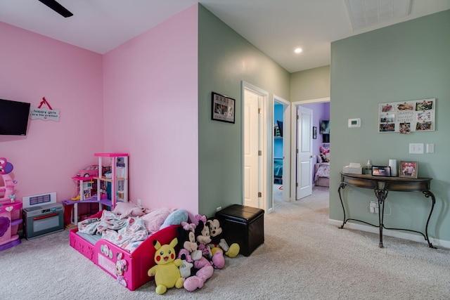 1017 Village Ct, Burns, TN 37029 - game room featuring carpet and baseboards