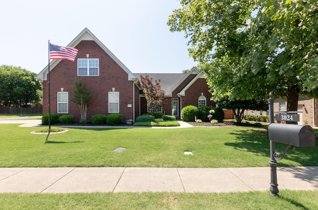 3024 Brookside Path, Murfreesboro, TN 37128 - traditional home featuring brick siding and a front lawn