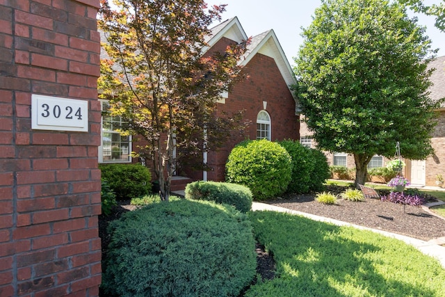3024 Brookside Path, Murfreesboro, TN 37128 - view of side of home with brick siding