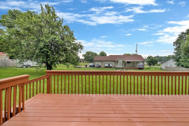 6109 Ebenezer Rd, Greenbrier, TN 37073 - view of wooden terrace