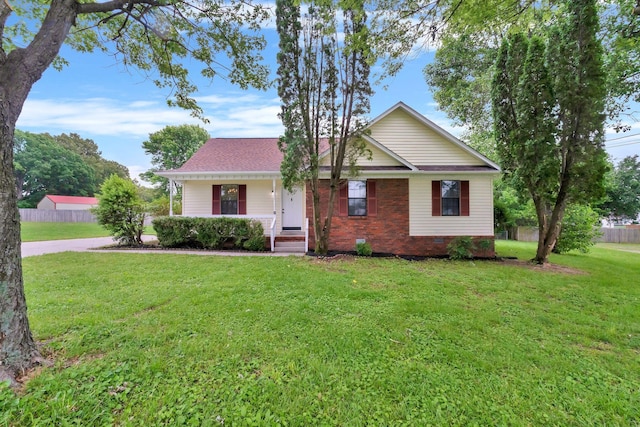 6109 Ebenezer Rd, Greenbrier, TN 37073 - ranch-style house with a porch and crawl space