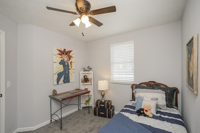 5943 Colchester Dr, Hermitage, TN 37076 - bedroom featuring carpet flooring, baseboards, and a ceiling fan