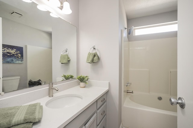 5943 Colchester Dr, Hermitage, TN 37076 - full bath with vanity, shower / bathtub combination, and toilet