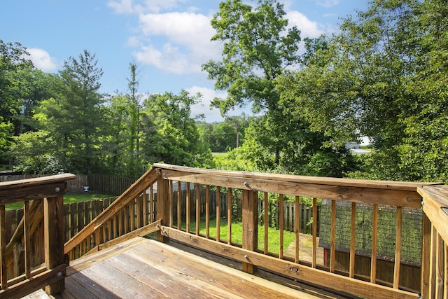 5943 Colchester Dr, Hermitage, TN 37076 - view of wooden deck