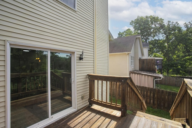 5943 Colchester Dr, Hermitage, TN 37076 - view of wooden deck