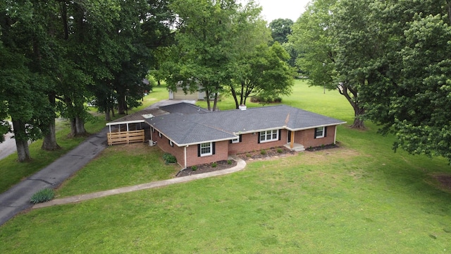 1305 Ellington Dr, Lafayette, TN 37083 - aerial view of property and surrounding area