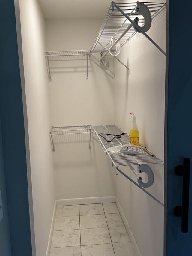 1307 Ellington Dr, Lafayette, TN 37083 - spacious closet featuring light marble finish floors
