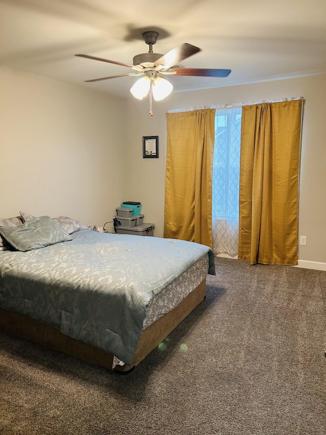 967 Horse Mountain Rd # 2-D, Shelbyville, TN 37160 - carpeted bedroom featuring ceiling fan