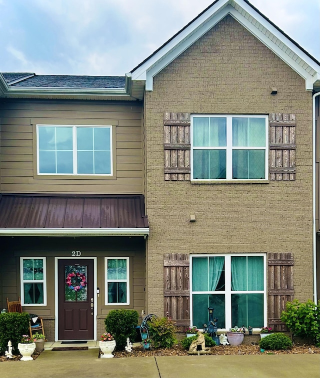 967 Horse Mountain Rd # 2-D, Shelbyville, TN 37160 - view of front of property featuring brick siding and metal roof