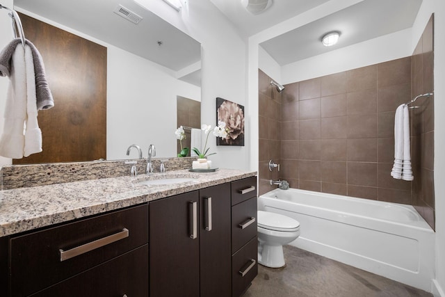 1510 Demonbreun St Unit 712, Nashville, TN 37203 - full bathroom with toilet, bathtub / shower combination, and vanity