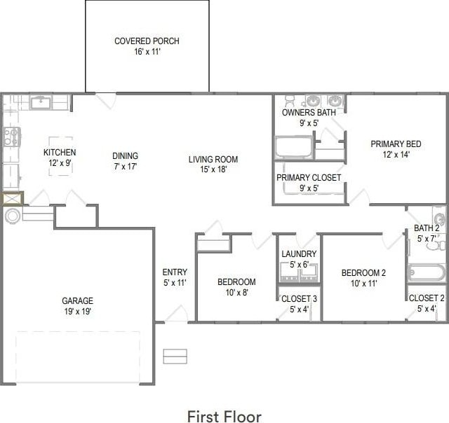 2384 Nelson Way, Cookeville, TN 38506 - property floor plan