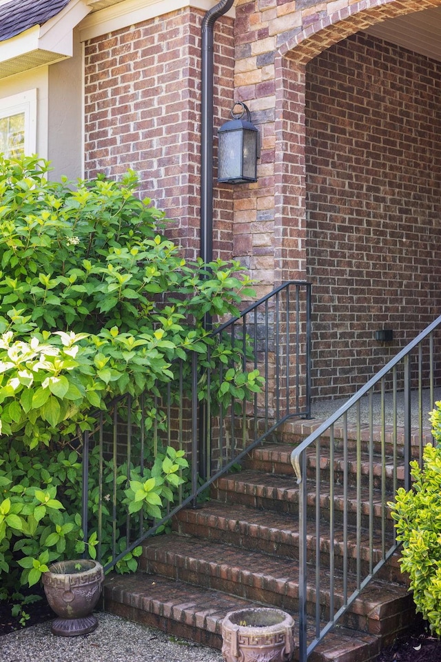 4101 Owen Watkins Ct, Franklin, TN 37067 - doorway to property featuring brick siding