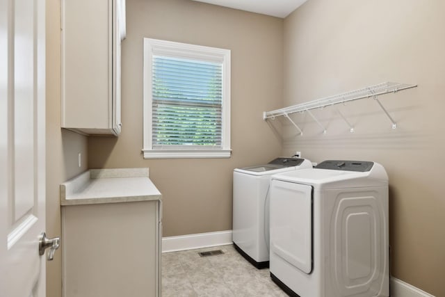 4101 Owen Watkins Ct, Franklin, TN 37067 - washroom with washer and clothes dryer, baseboards, and cabinet space