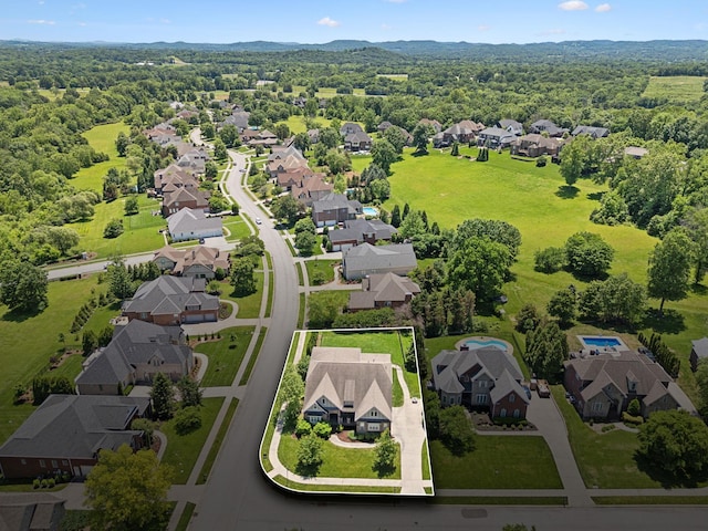 4101 Owen Watkins Ct, Franklin, TN 37067 - aerial view of residential area