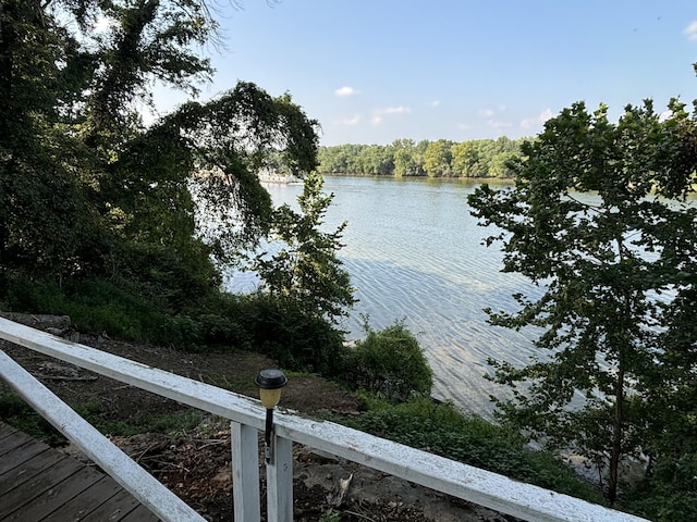 434 Hickman Shores Rd, Dover, TN 37058 - water view featuring fence