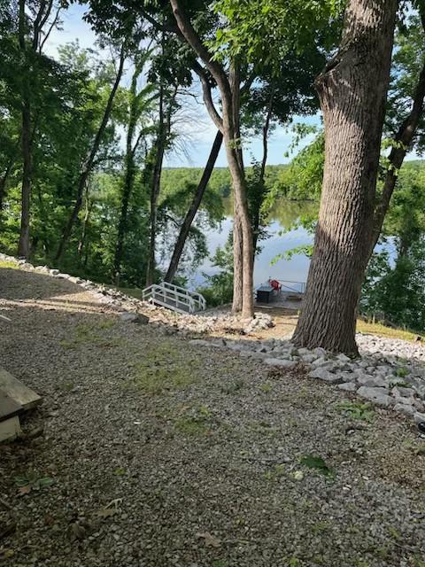 434 Hickman Shores Rd, Dover, TN 37058 - view of yard with a water view