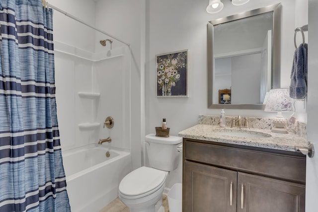 1514 Bledsoe Knl, Spring Hill, TN 37174 - full bath featuring toilet, shower / bath combination with curtain, and vanity