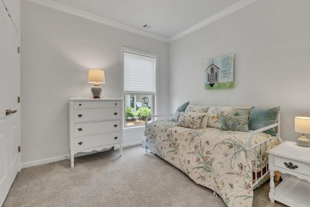 1514 Bledsoe Knl, Spring Hill, TN 37174 - bedroom with ornamental molding, baseboards, and carpet flooring