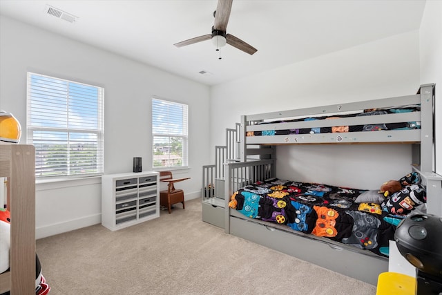 1412 Barrett Dr, Mount Juliet, TN 37122 - carpeted bedroom featuring baseboards and ceiling fan